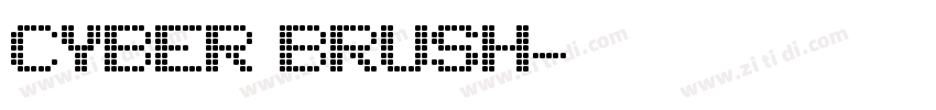 Cyber Brush字体转换